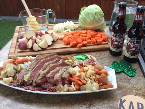 Corned Beef and Cabbage with Beer for St. Patrick’s Day