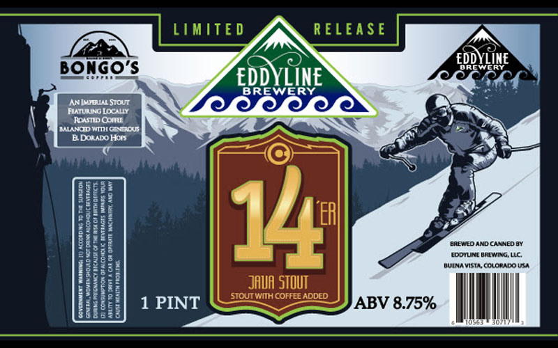 Eddyline Brewery Release 14’er Java Stout