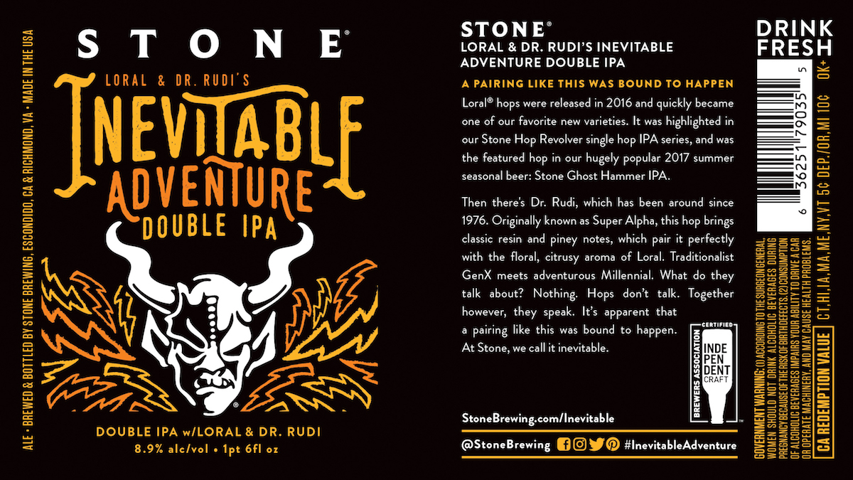 Stone Brewing Releases Stone Loral & Dr. Rudi’s Inevitable Adventure Double IPA