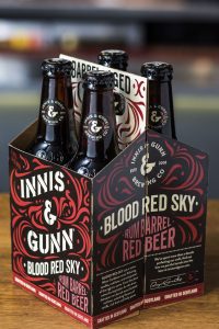 innis gunn blood red sky rum barrel red beer 4x330ml |