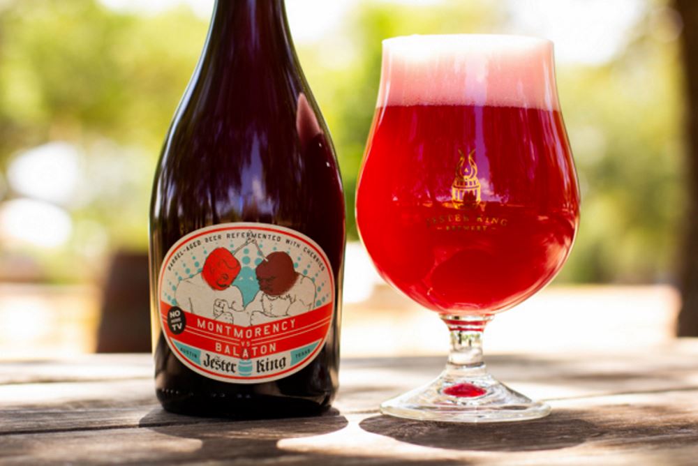 Jester King Brewery 2018 Montmorency vs. Balaton releases June 15