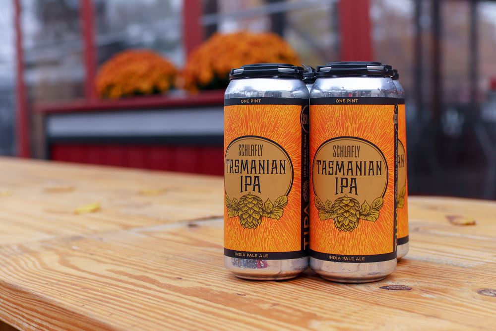 Schlafly Beer Tasmanian IPA Now Available in 16 Ounce Cans