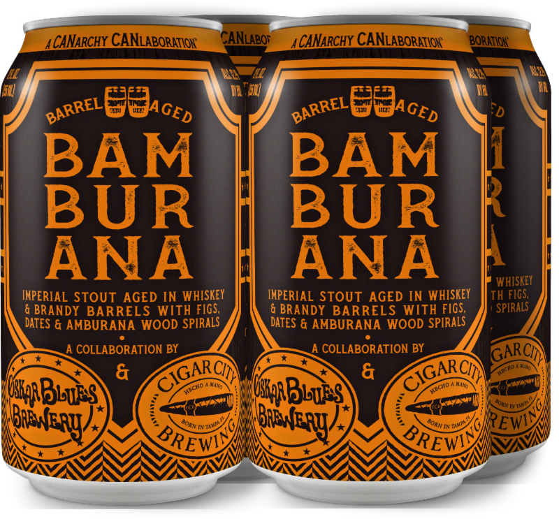 Oskar Blues Brewery and Cigar City Brewing Release “Bamburana” Colab