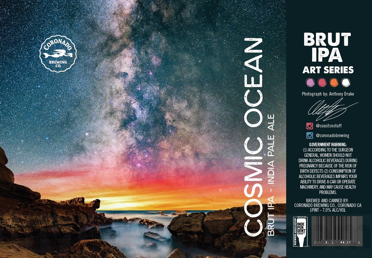 Coronado Brewing Launches 2019 Art Series With Cosmic Ocean Brut IPA