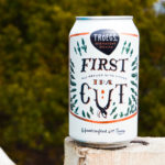 Tröegs FirstCut can on post |