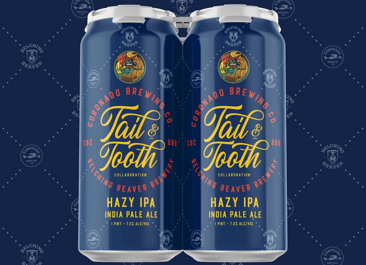 CORONADO BREWING & BELCHING BEAVER Debut Tail & Tooth Collab