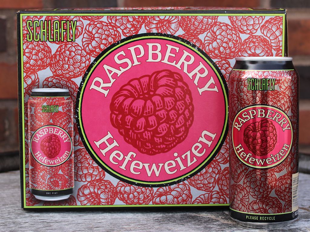 Schlafly Beer Releases Raspberry Hefeweizen Cans