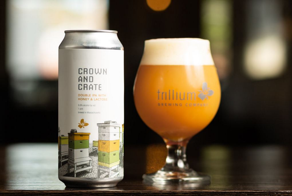 Trillium Brewing Release Crown And Crate Double IPA With Honey And Lactose