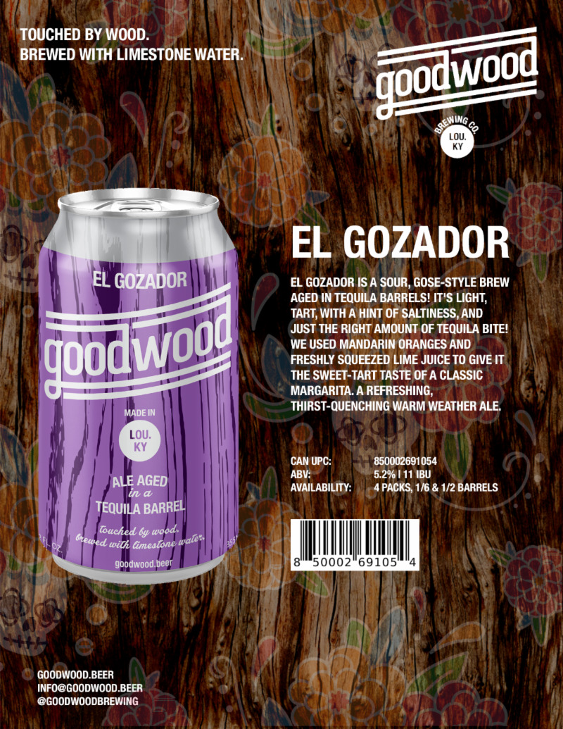 Goodwood Brewing Releases, Tequila Barrel Aged Gose, El Gozador