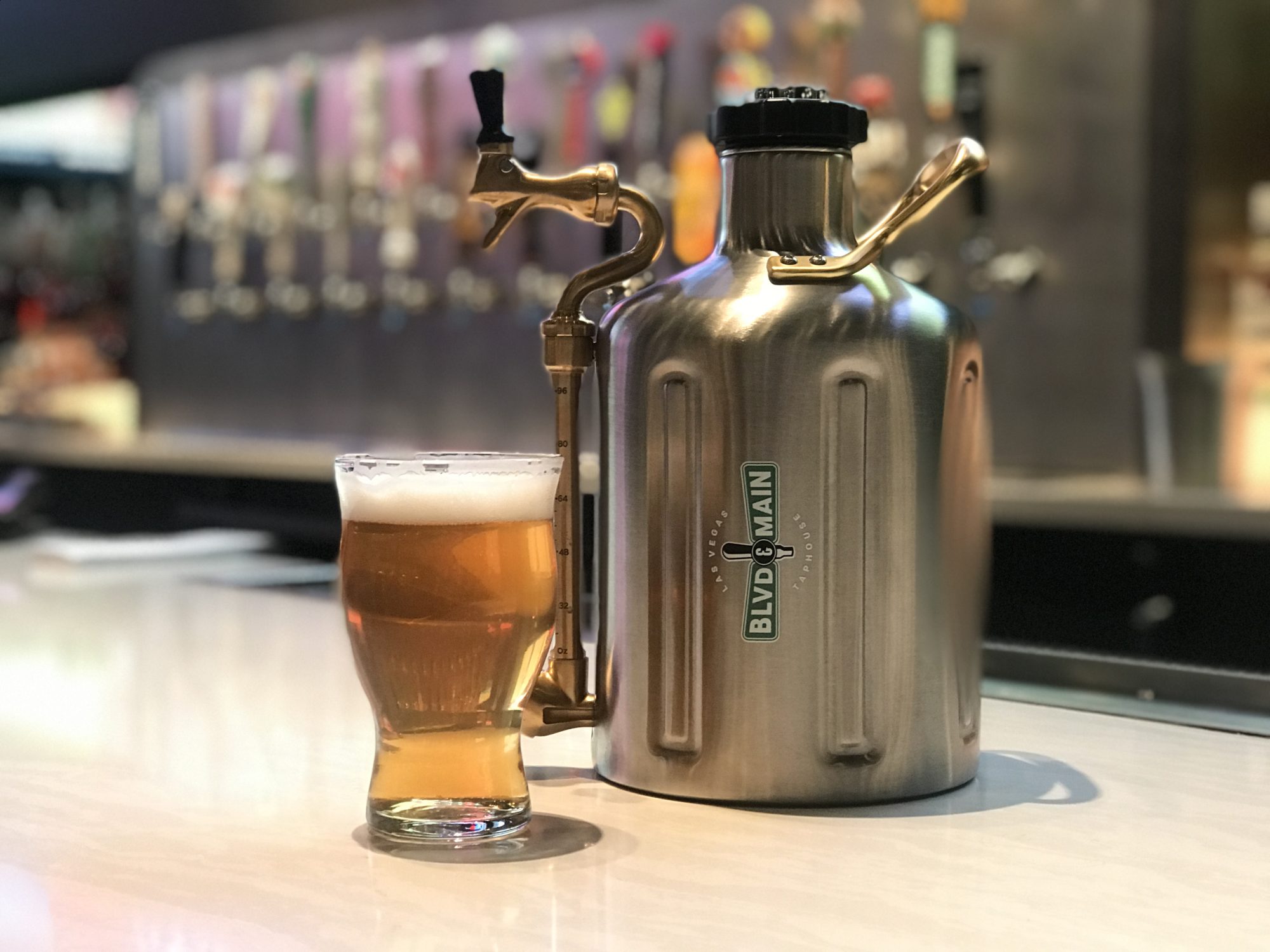 BLVD & MAIN Taphouse at The STRAT Hotel Introduces Table-side Growlers