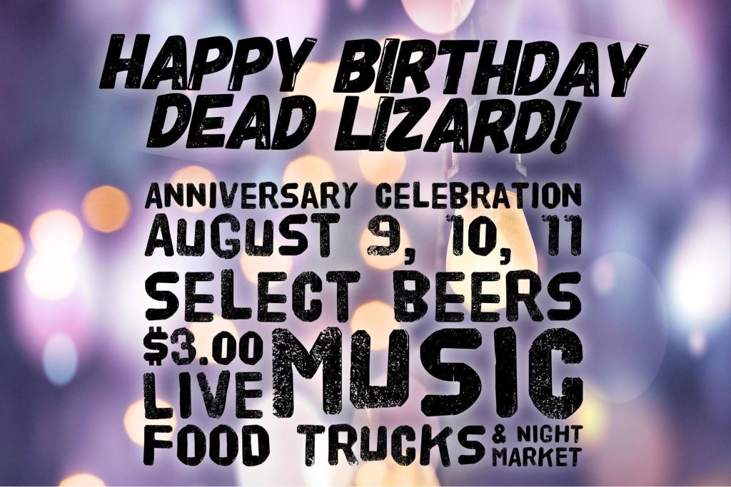 dead lizard brewing 3rd anniversary |