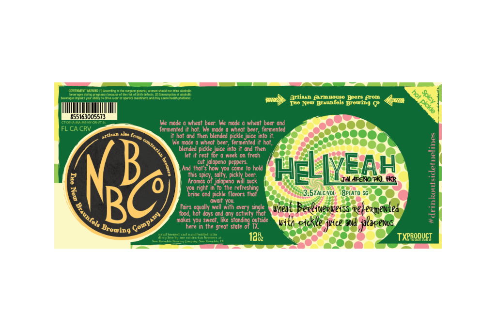 New Braunfels Brewing releases HellYeah jalapeño pickle sour