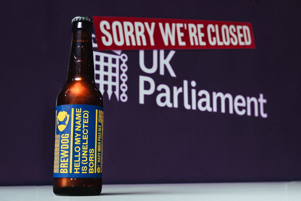 BrewDog releases Hello My Name Is (Unelected) Boris hazy IPA