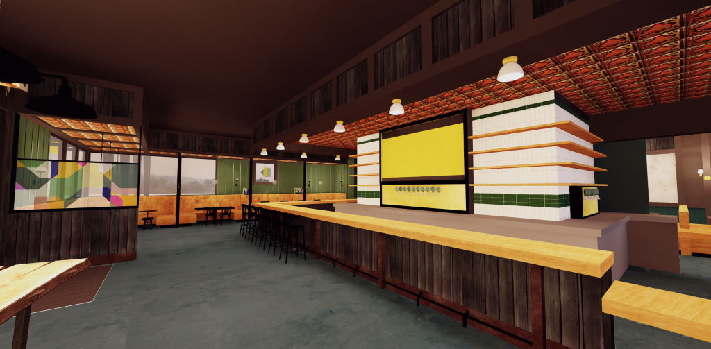 meanwhile brewing austin taproom rendering |