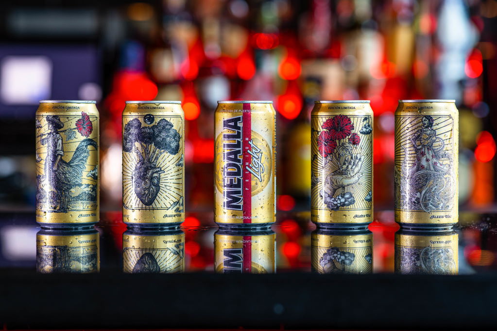 Puerto Rican art featured on 40th anniversary Medalla Light cans