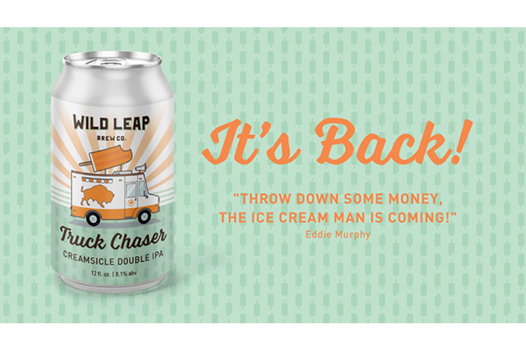 Wild Leap Brings Back Truck Chaser Creamsicle Double IPA