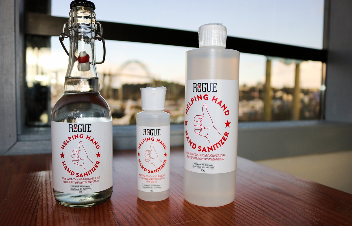 Rogue Turns Distillery into Hand Sanitizer Production Facility