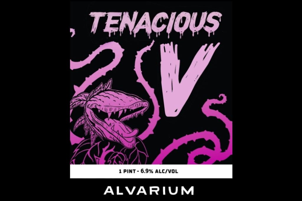 Alvarium Beer releases their Pink Boots Society West Coast IPA Tenacious V in cans