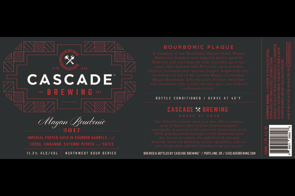 Cascade Brewing releases Mayan Bourbonic