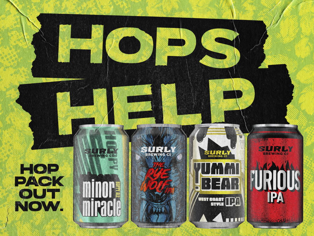 Surly Brewing releases The Hop Pack, a 12 pack containing 4 different IPAs