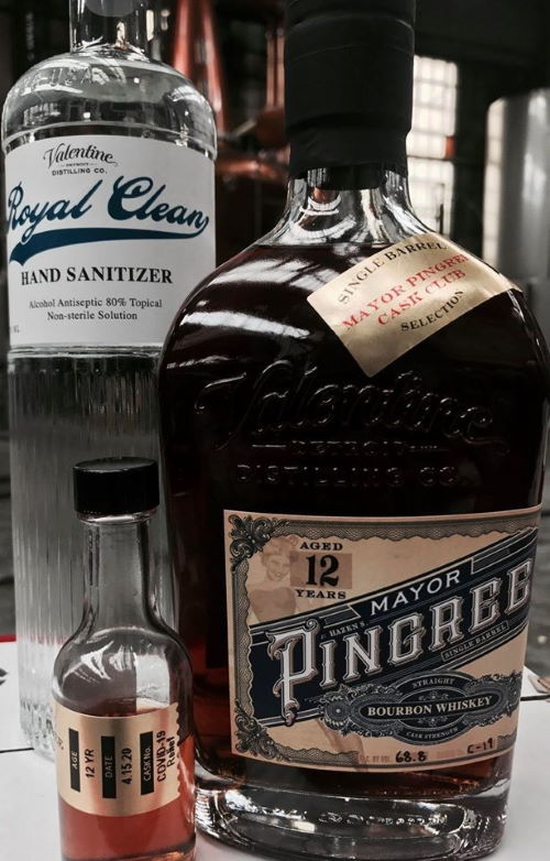 valentine distilling mayor pingree cask bottle |