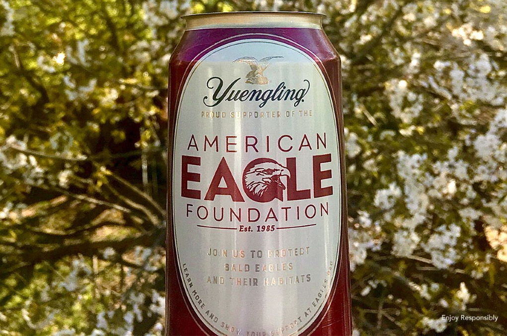 Yuengling Celebrates Earth Day’s 50th Anniversary With Limited-Edition Cans Honoring The American Eagle Foundation