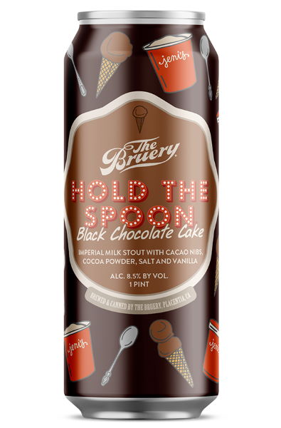 bruery hold the spoon black chocolate cake can |