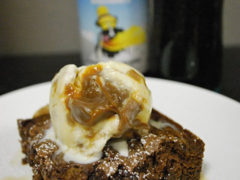 Boozy Brownie Sundae