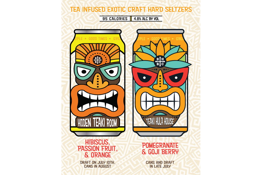 Barrelhouse Brewing releasing two new tiki themed hard seltzers