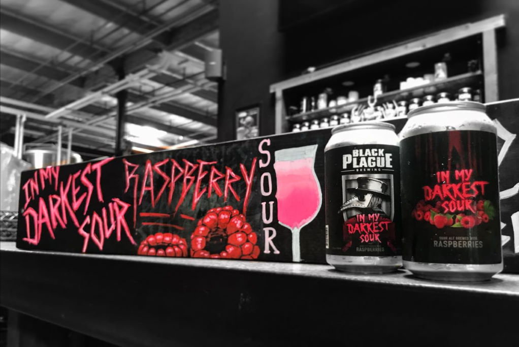 Black Plague Brewing In My Darkest Sour with Raspberries is released