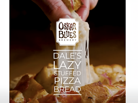 Oskar Blues Brewery Dale’s Pull Apart Stuff Pizza Bread Recipe