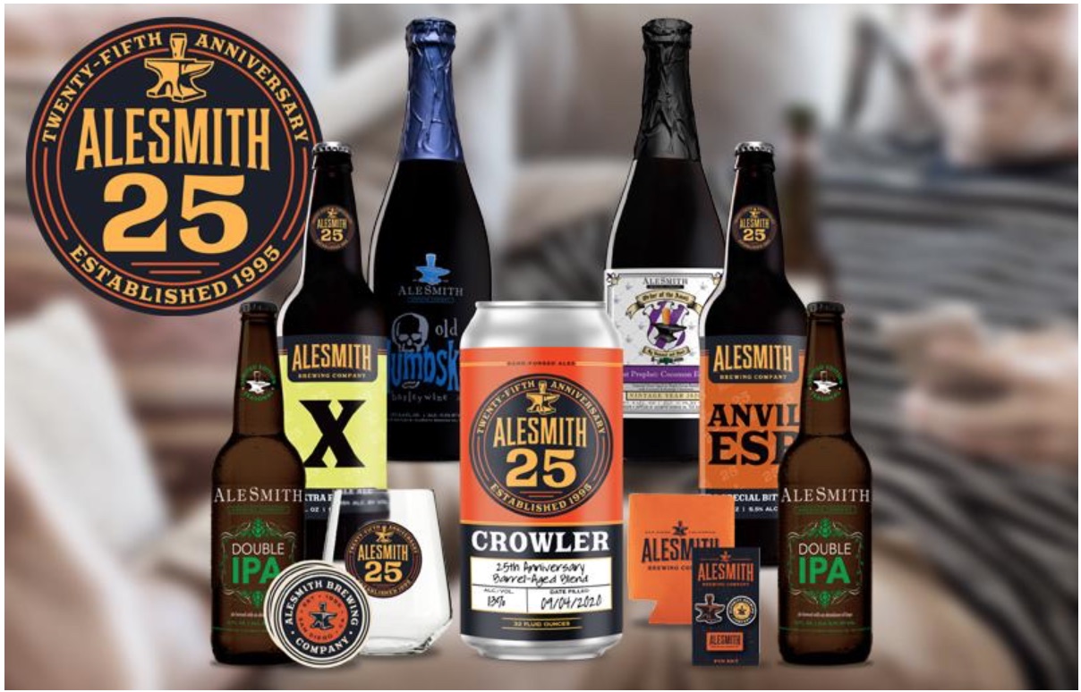 CELEBRATING 25 YEARS OF ALESMITH BREWING EXCELLENCE IN THE COMFORT OF YOUR HOME!