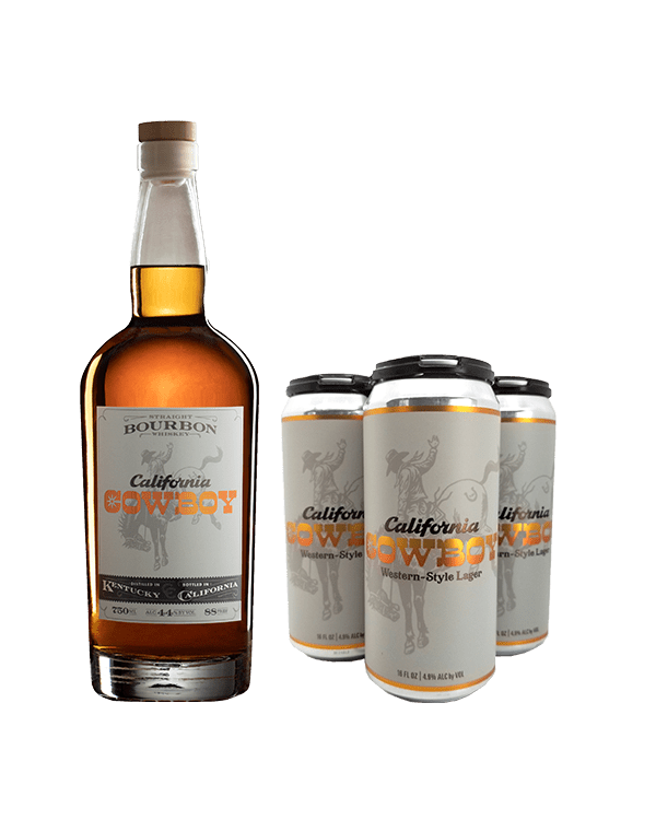 California Cowboy Western-Style Lager Beer & Bourbon Bundle