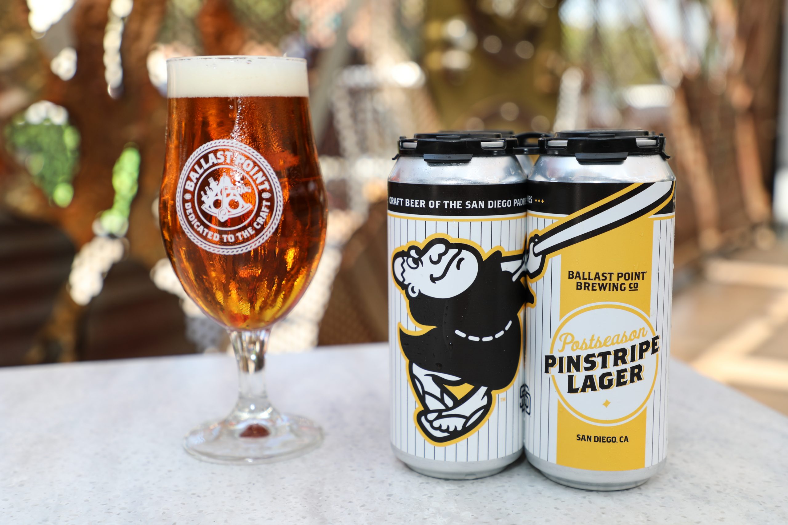 Ballast Point Releases Padres Postseason Pinstripe Lager - BeerAlien