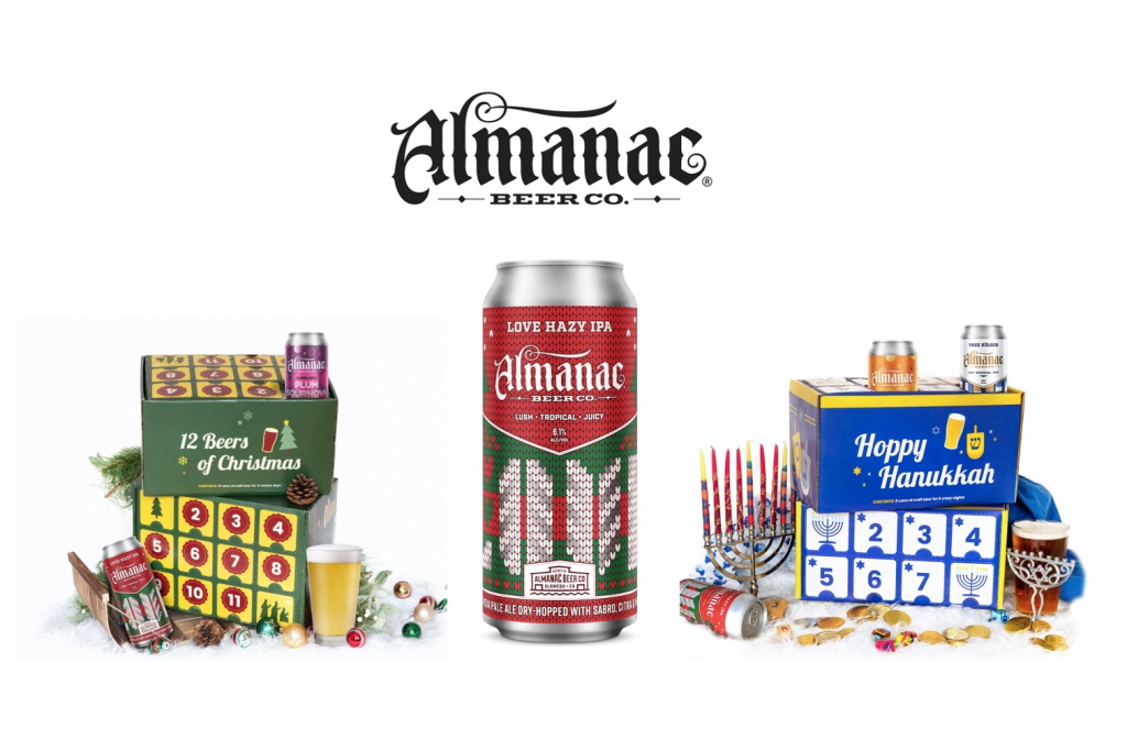 Almanac Beer Releases “Ugly Sweater LOVE Hazy IPA” and Holiday Packaging for Christmas & Hanukkah 2020