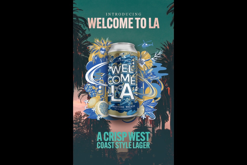 blue welcome to la