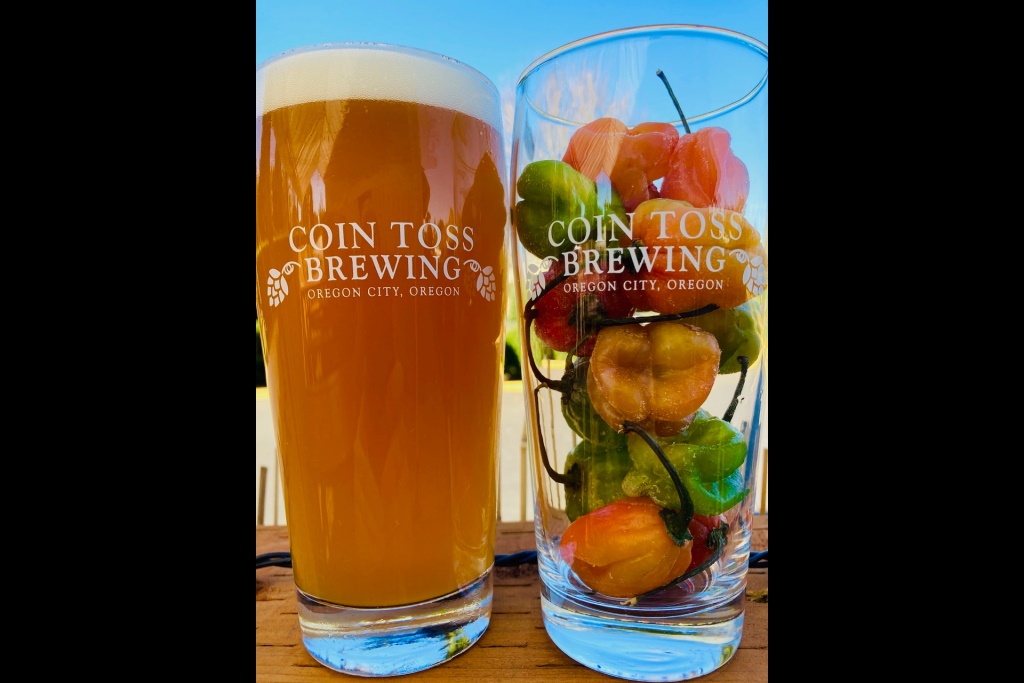 Coin Toss Revives Burnside Brewing’s Sweet Heat dry hopped with Jamaican Scotch Bonnet peppers