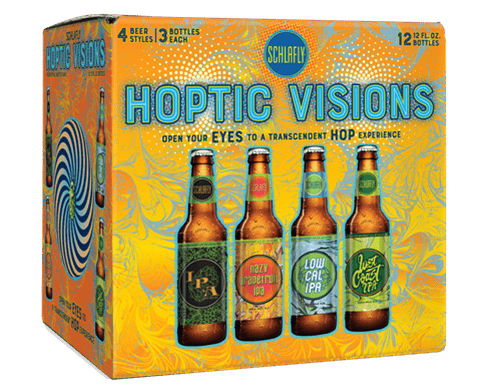 IPA Variety Pack with 3 New Brews: Schlafly’s Hoptic Visions