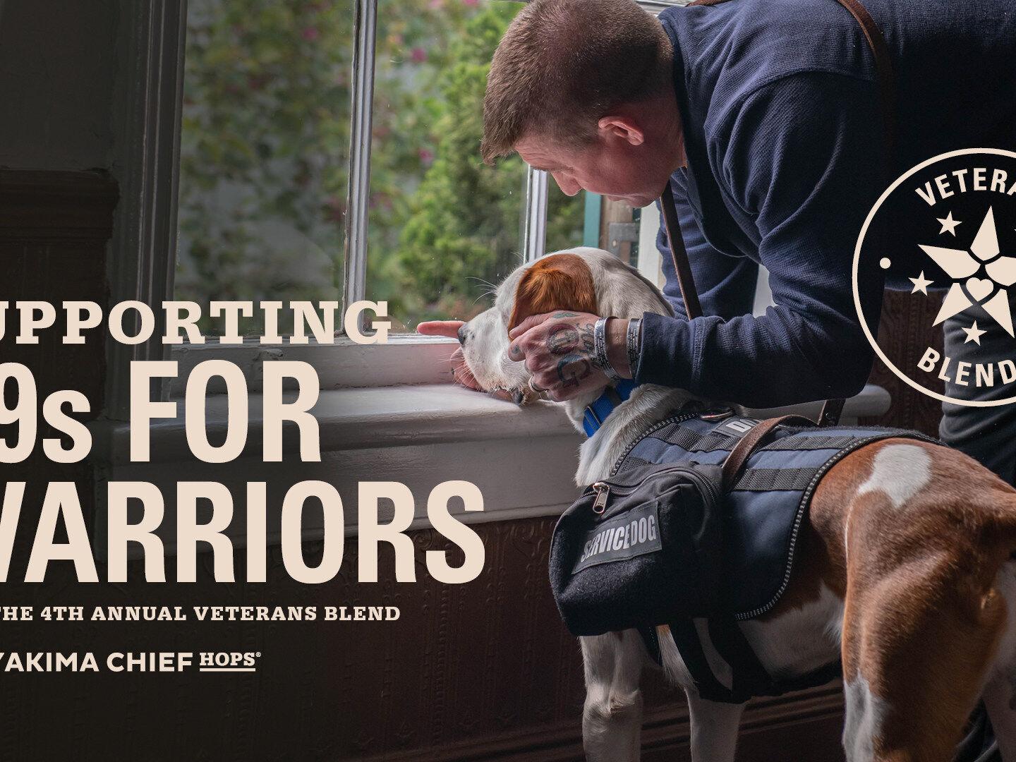 American Hop Supplier Partners With K9s For Warriors to Support Veteran Community