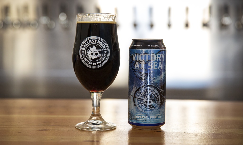 Ballast Point Brewing Releases Original Victory At Sea Imperial Porter In 16 oz Cans