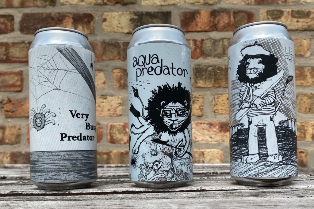 Off Color Brewing release 3 new beers Very Busy Predator, Aqua Predator, Le Predateur