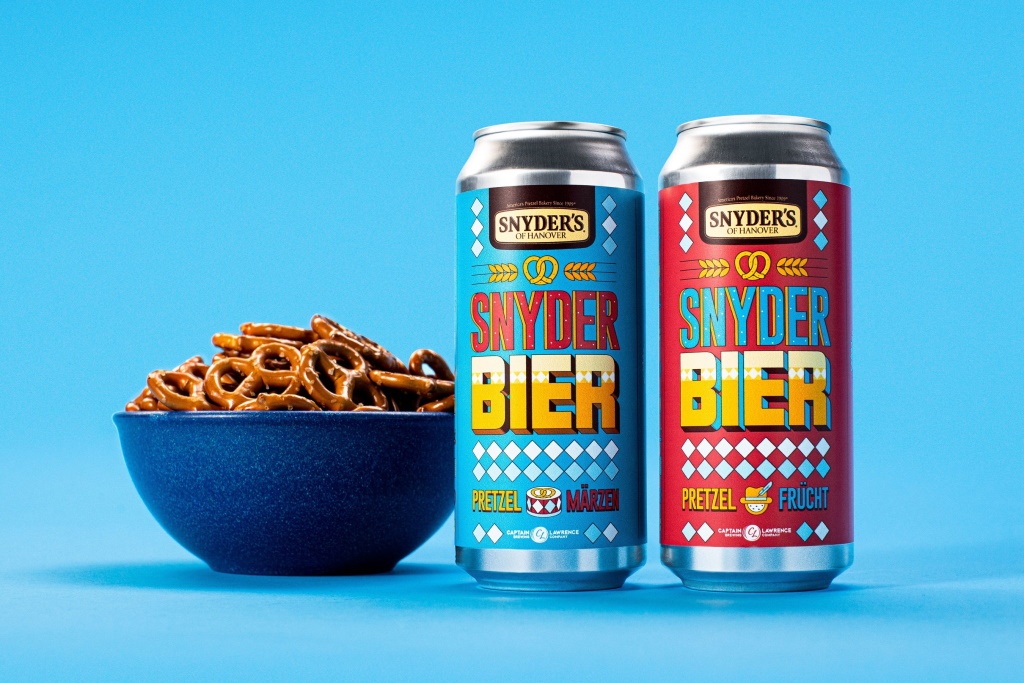 Snyder’s of Hanover and Captain Lawrence Brewing Launch Pretzel-Infused Beers for Oktoberfest