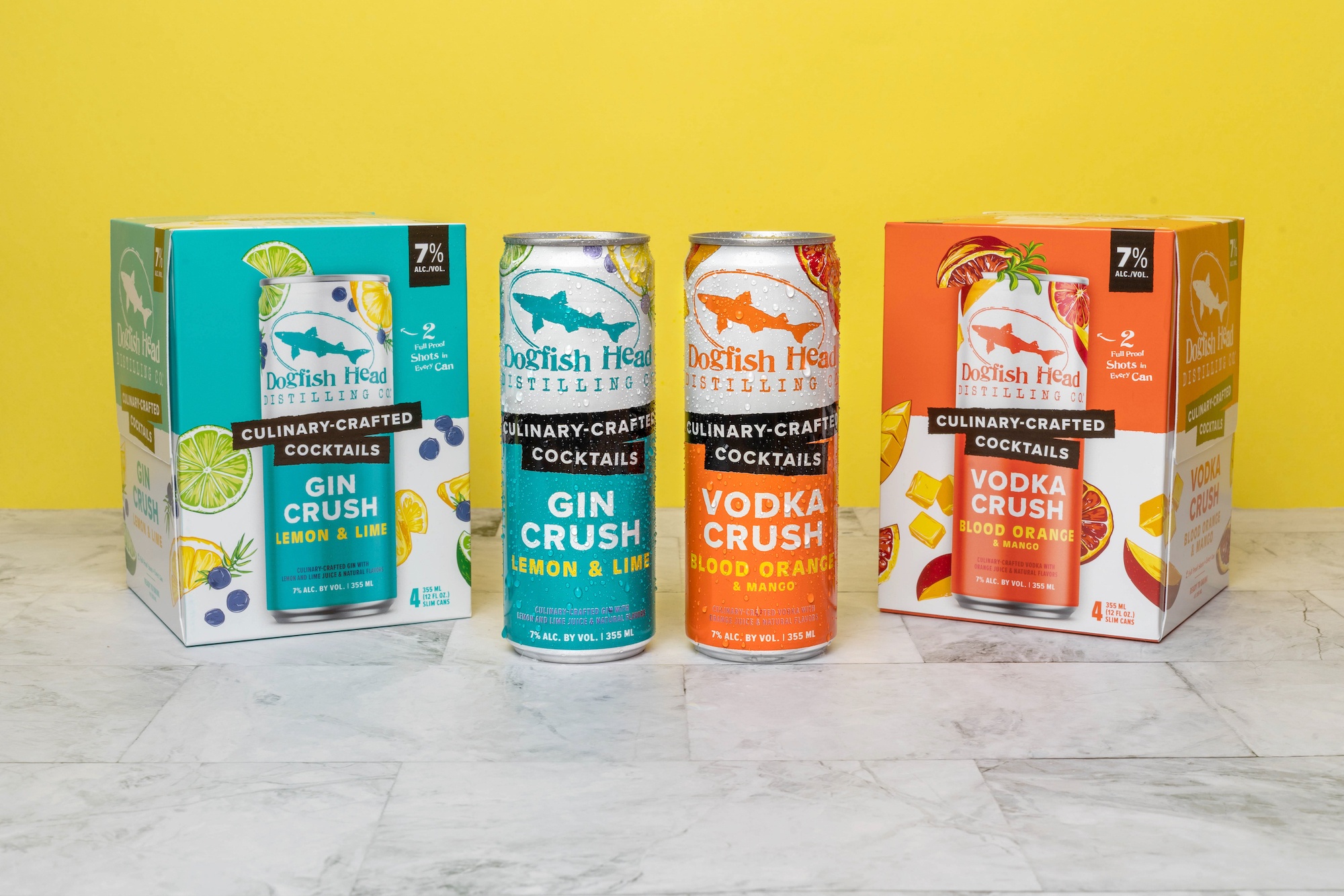 Dogfish Head Launches CRUSH-able Canned Cocktails