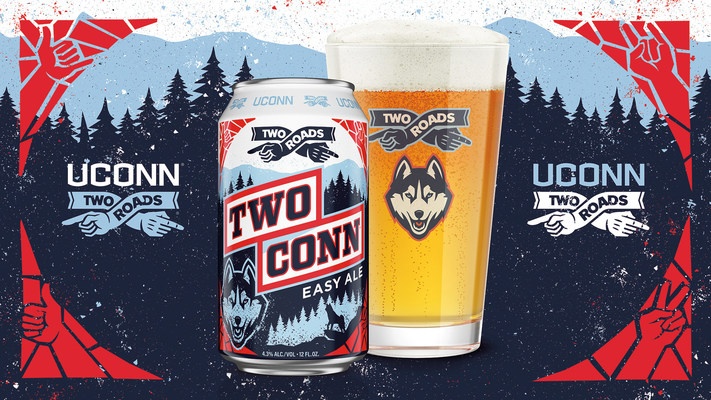 UConn Huskies & Two Roads Brewing Co., Partner to Launch TwoConn Easy Ale