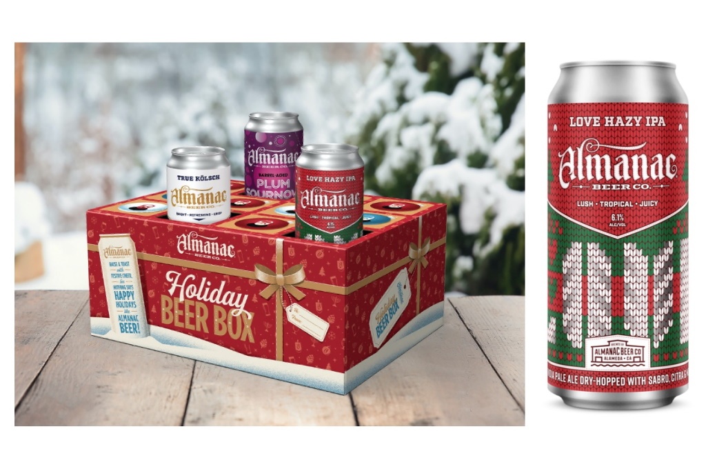 Almanac Beer Releases “Holiday Advent Craft Beer Box” and “Ugly Sweater LOVE Hazy IPA”