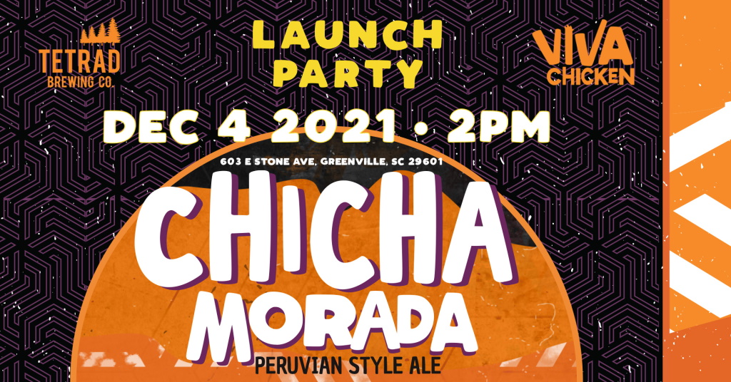 Tetrad Brewing collaborate with VIVA Chicken to Develop Chicha-inspired Peruvian style beer