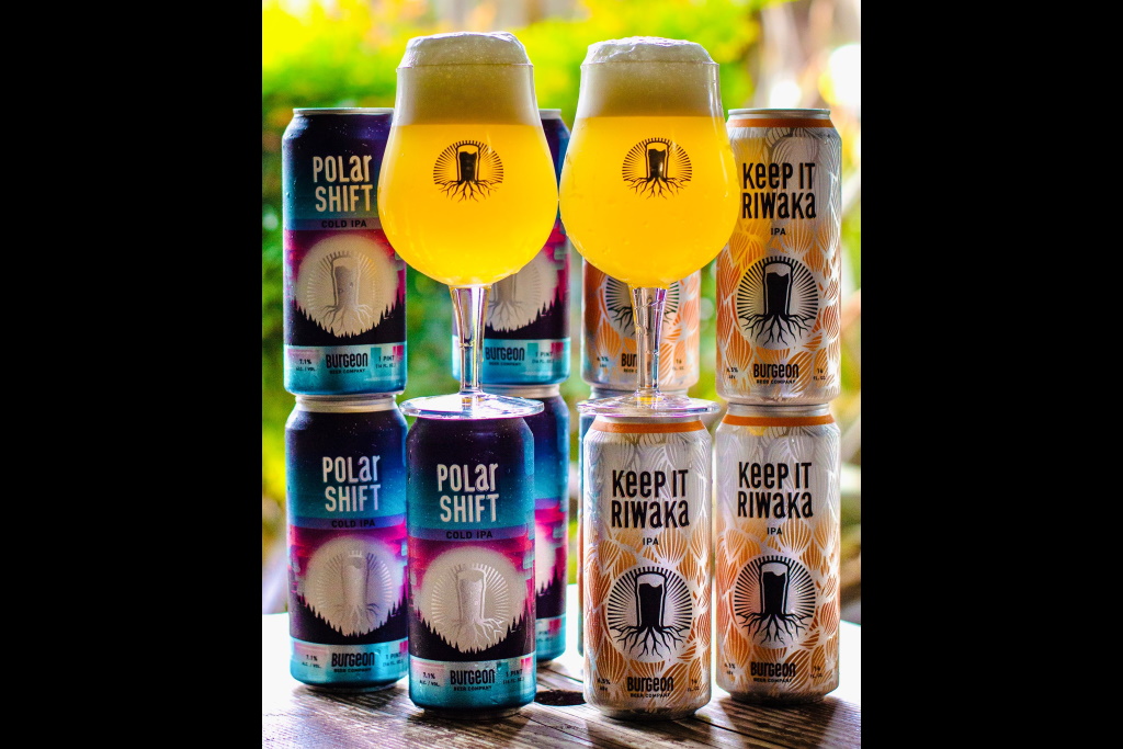 Burgeon Beer releases Polar Shift Cold IPA and Keep It Riwaka IPA