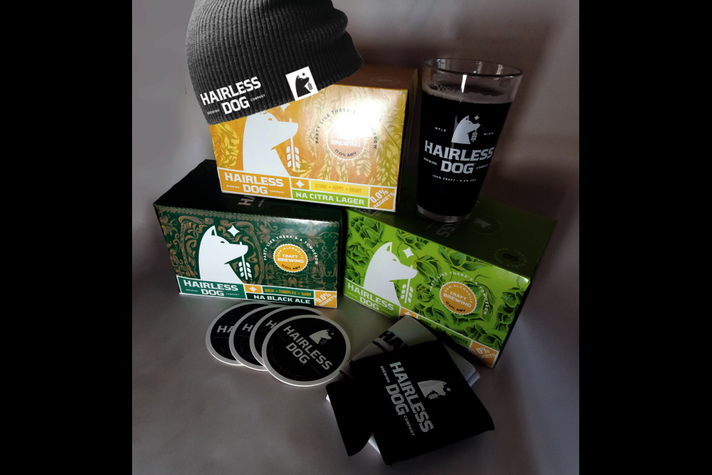 Hairless Dog Brewing, America’s First 0.0% ABV Craft NA Beer, Reveals Dry January Survival Kits