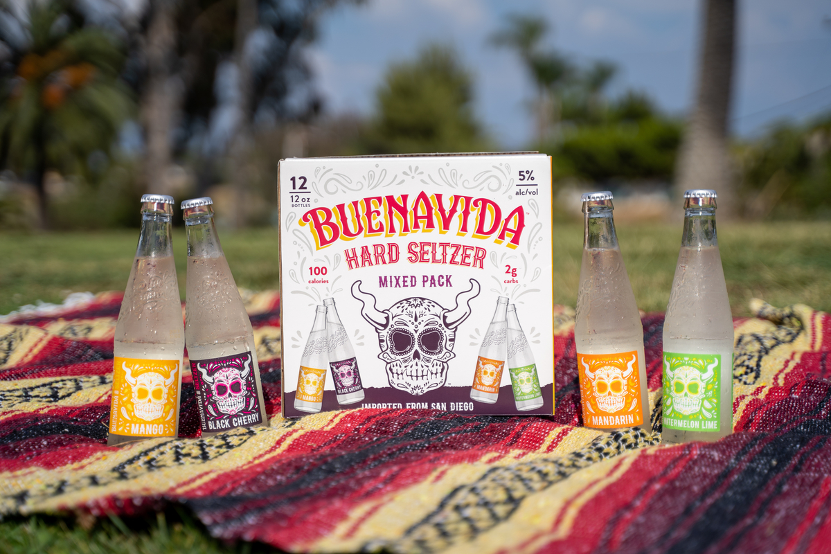 Stone’s Buenavida Hard Seltzer Goes Nationwide in Glass Bottles