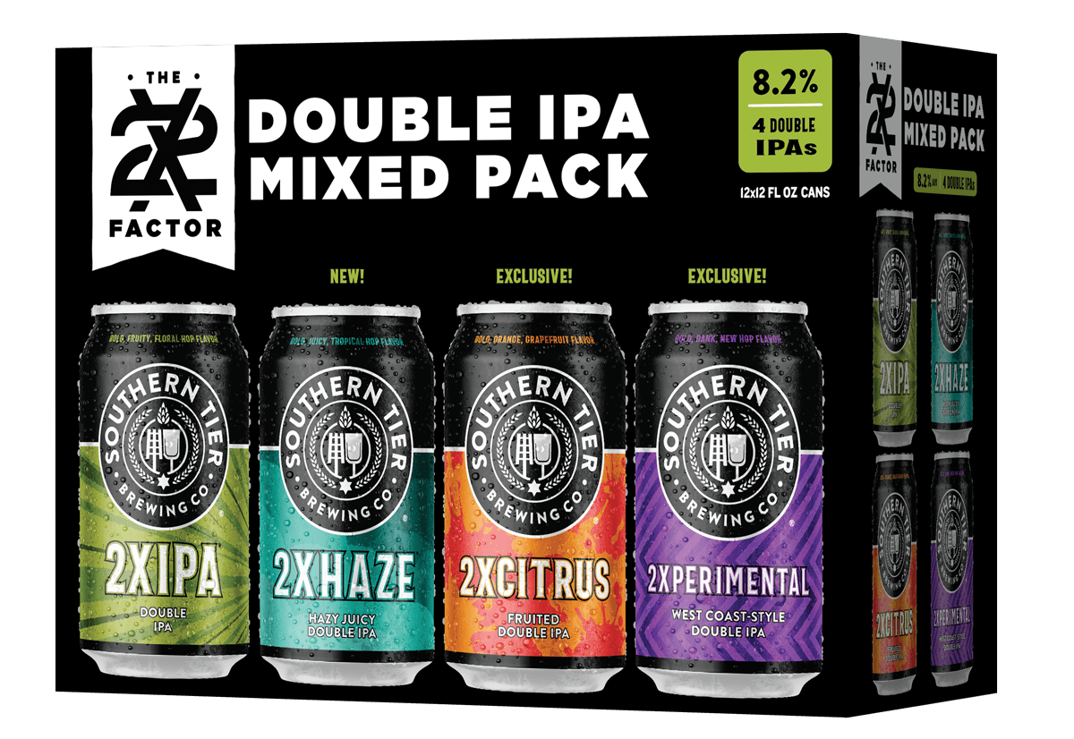 Southern Tier Brewing Co. Announces The Launch Of New Line Of Craft IPAs: The 2X Factor series.